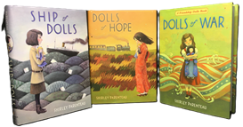 Covers for Friendship Dolls Series by Shirley Parenteau, books available thorugh Candlewick Publishing