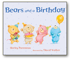 Picture of Bears and a Birthday, English Hardback Edition