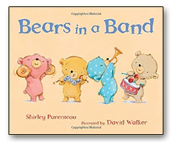 Picture of Bears in a Band, English Hardback Edition